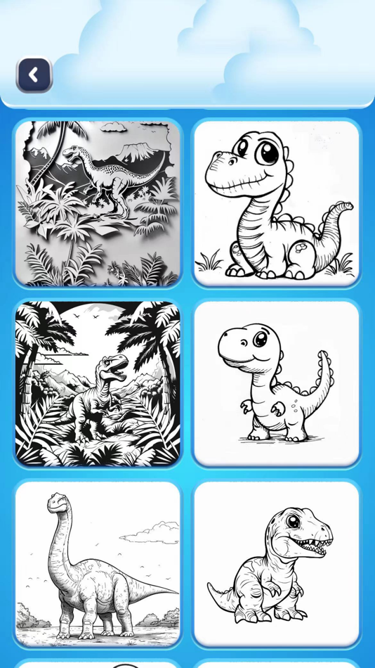 #4. Dino Coloring Game Draw Fun (iOS) 由: London Playfinity Technology
