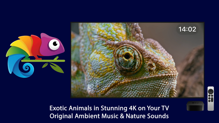 Screenshot #1 pour Exotic Animals 4K Relax TV