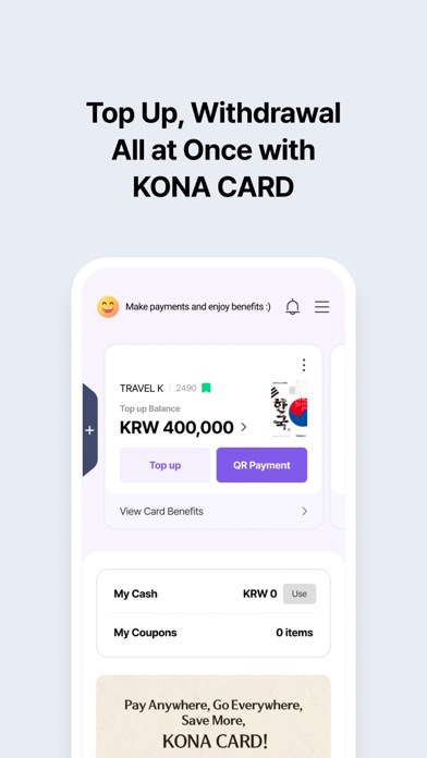 KONA CARD Screenshot