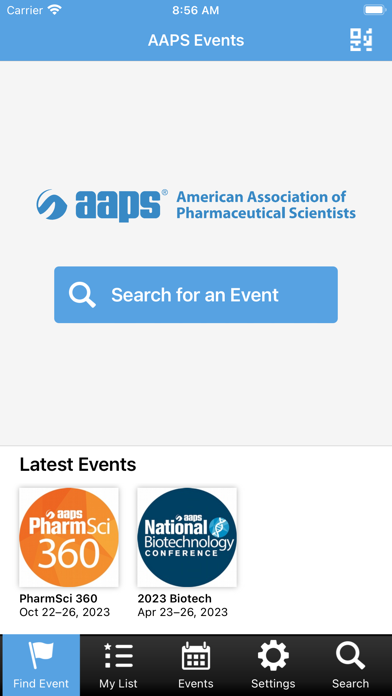 Screenshot #2 pour AAPS Events