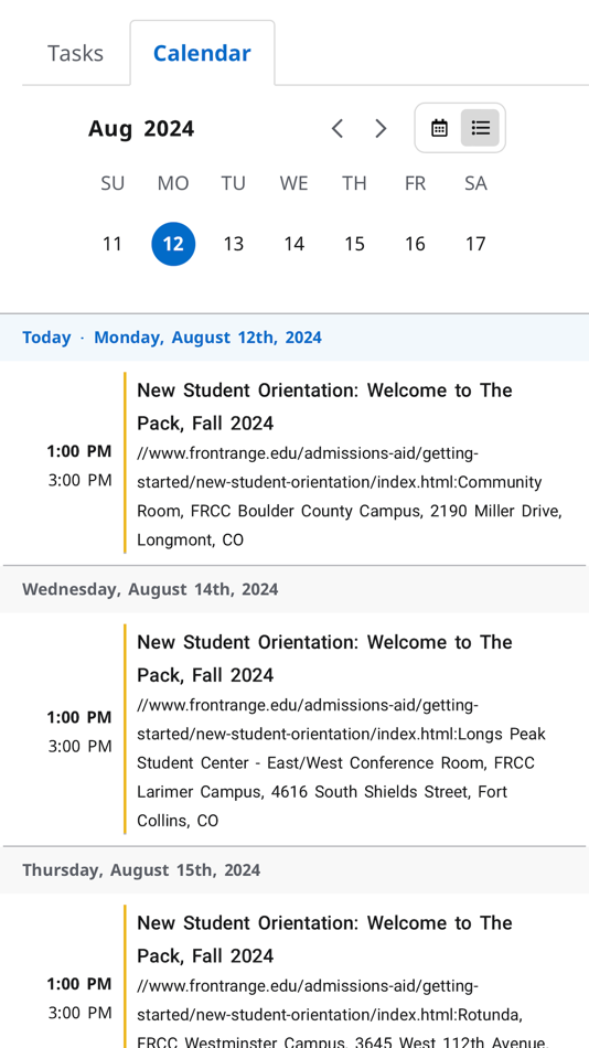 #4. FRCC eWOLF (iOS) By: State Board for Community Colleges and Occupational Education