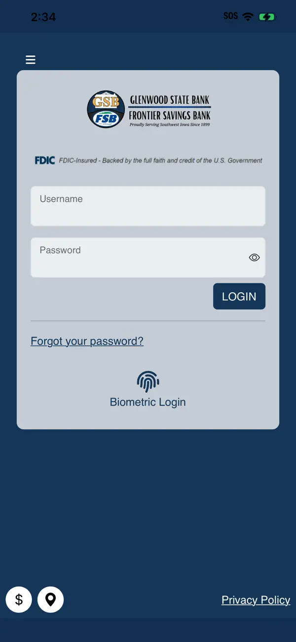 Screenshot #1 pour Glenwood Frontier Mobile