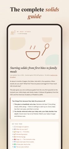 My Baby Stages iPhone screenshot