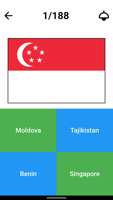 GUESS THE FLAGS - QUIZ Screenshot
