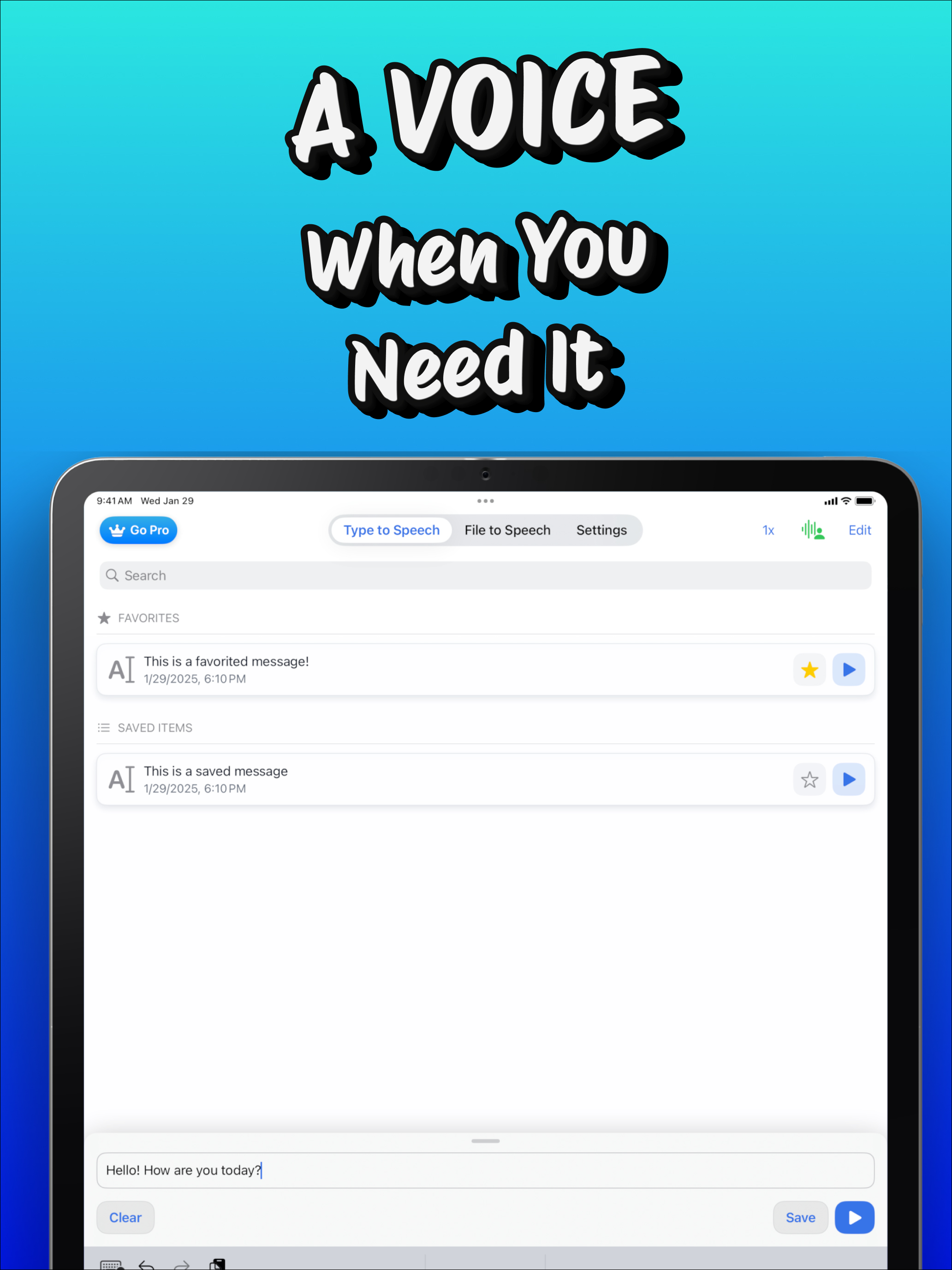 Text to Speech: Speeech screenshot 4