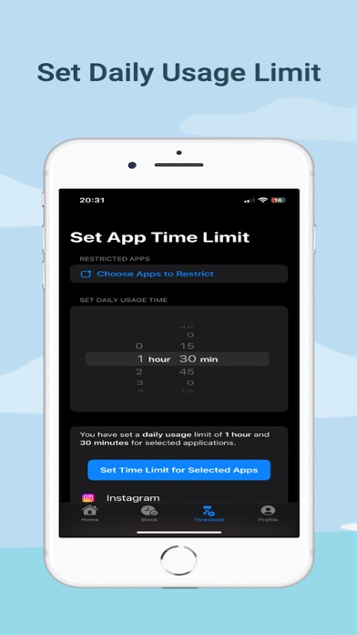 Limit Socials - App Blocker iPhone screenshot 4 - Productivity app