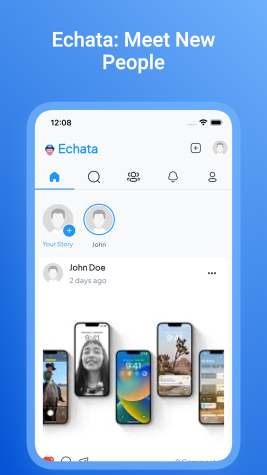 #1. Echata - Social Network (iOS) 由: deangelo cobb