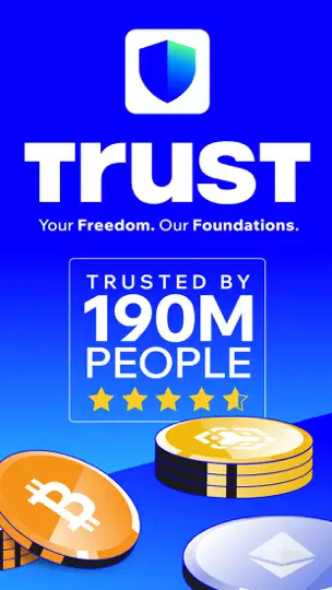 Скриншот Trust: Crypto & Bitcoin Wallet на iPhone 1