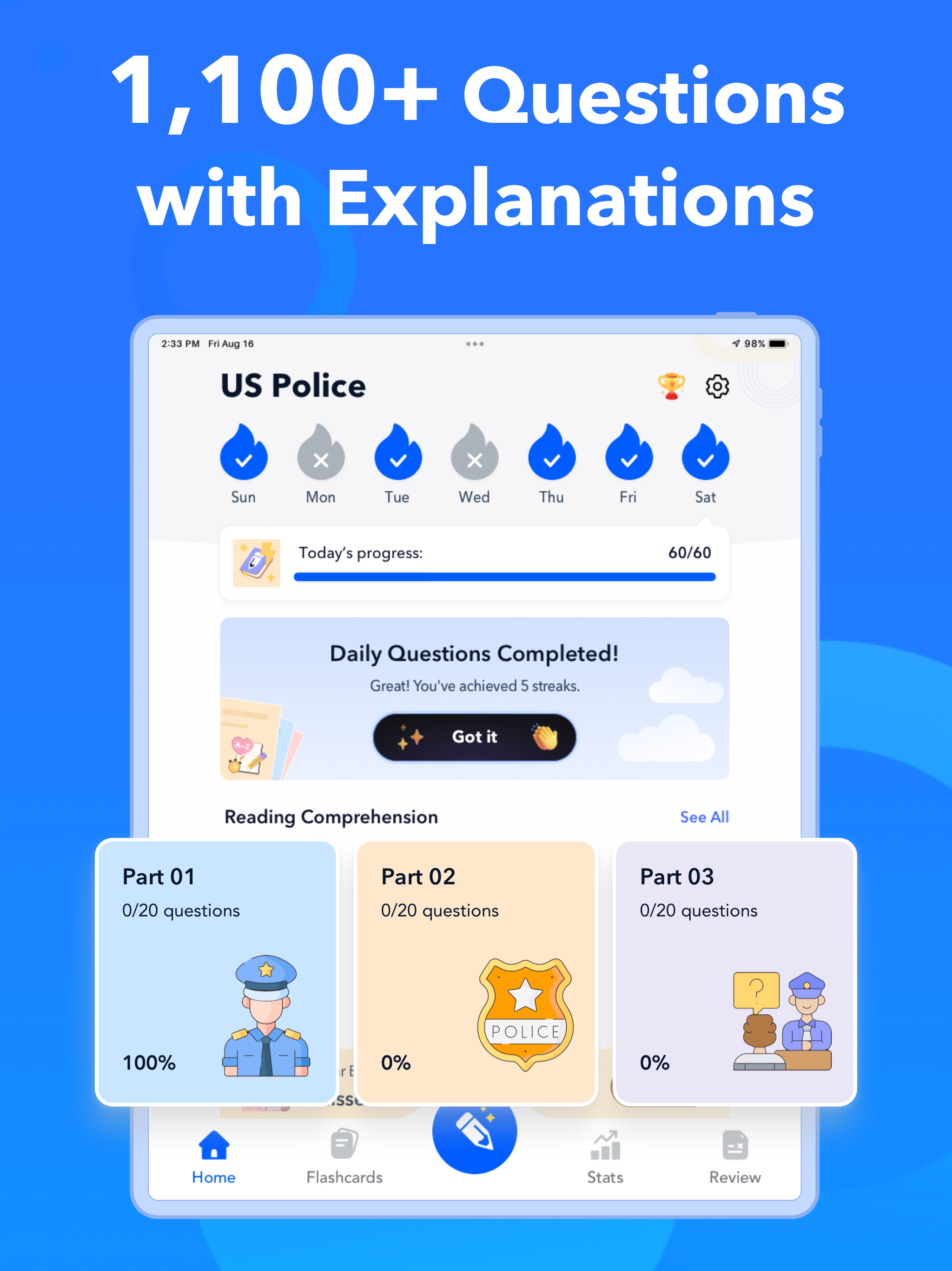 US Police Exam Prep | 2026 screenshot 10