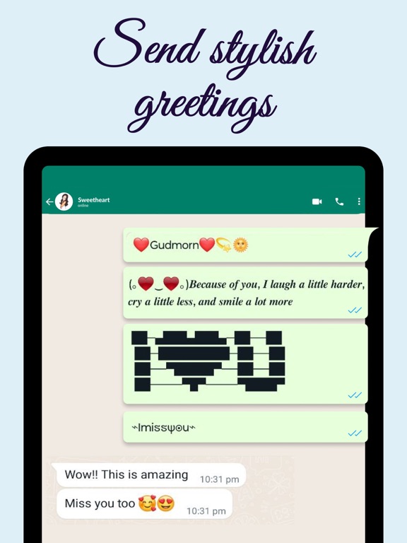 Stylish Text: Font Style App iPad screenshot 5 - Utilities app