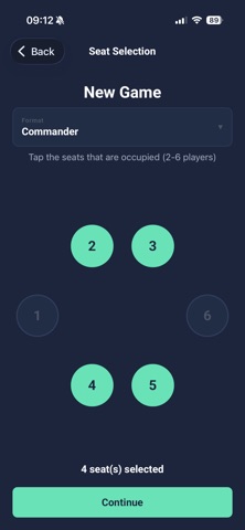 MTG Tracker: EDH Life Counter iPhone screenshot