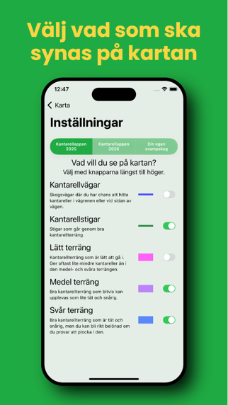 Kantarellappen iPhone screenshot 8