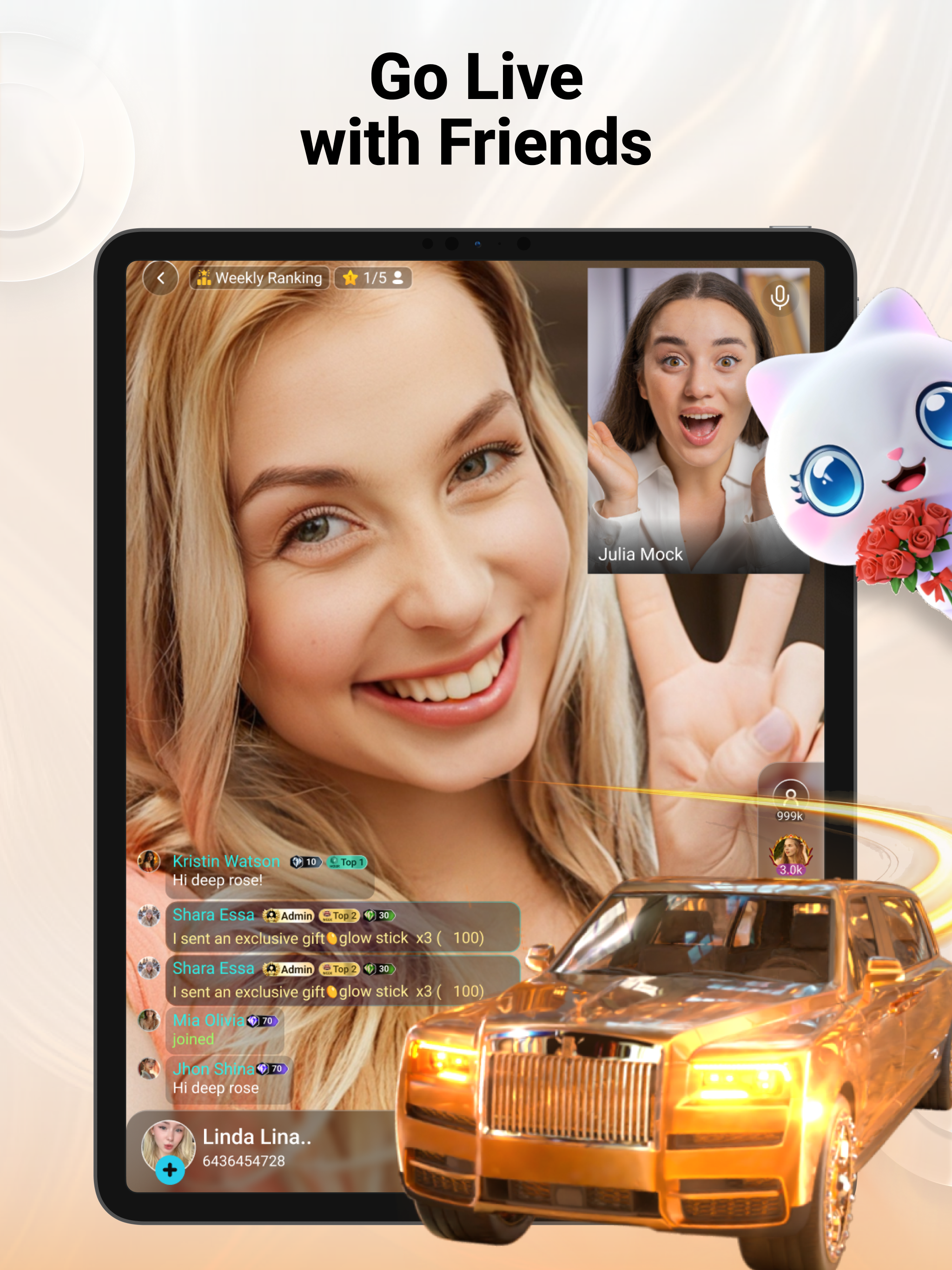 ZODO: Live Stream, Video Chat