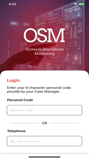 Outreach Smartphone Monitoring screenshot 1