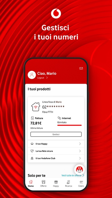My Vodafone Italia Screenshot