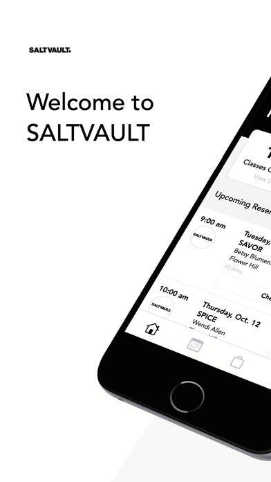 SALTVAULT PILATES iPhone screenshot 1 - Health & Fitness app