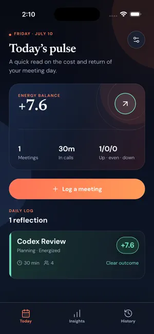 Meeting Pulse: Mood Tracker screenshot 2