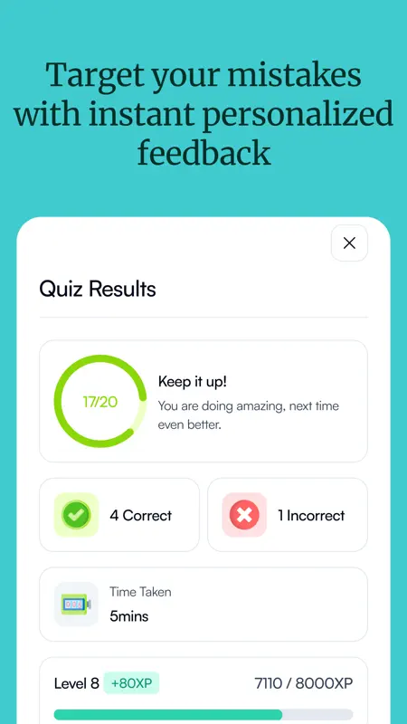 Quizgecko: AI Flashcards screenshot 6 of 8