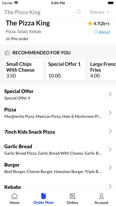 The Pizza King Alford Screenshot