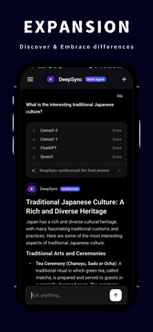 DeepSync : Multi AI Assistant Screenshot 6 of 8