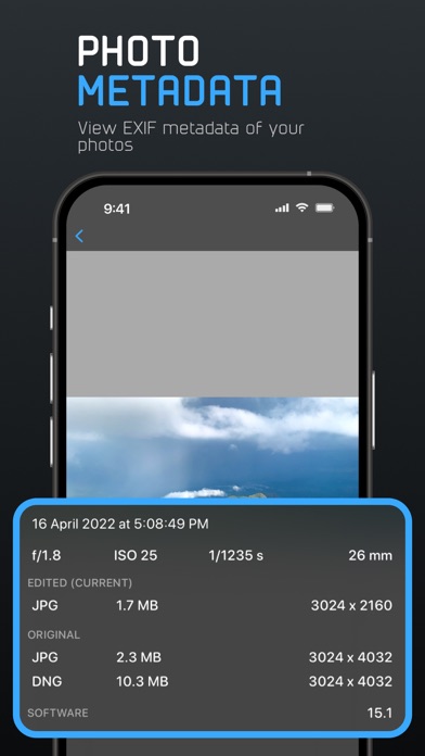 ProCam - Capture ProRAW photos Screenshot