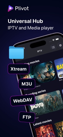 Plivot - Universal IPTV Player Screenshot 1 of 4