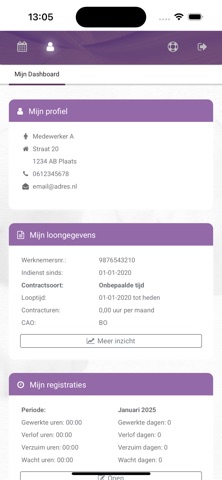Atermes Medewerkersportaal iPhone screenshot 5