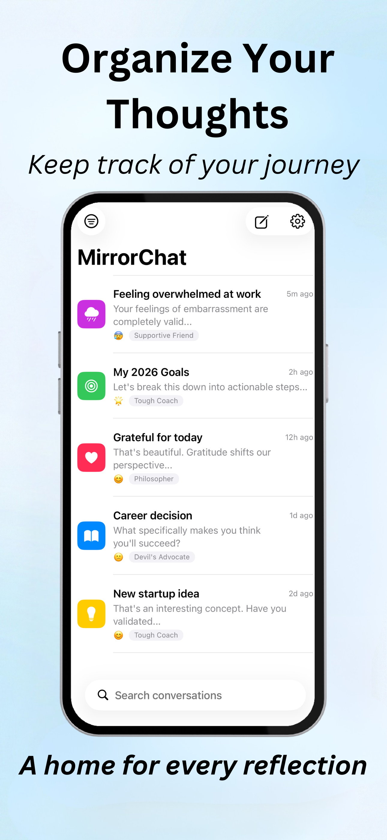 MirrorChat - Talk to Yourself