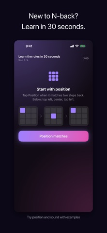 Dual N-Back - Brain Trainer Screenshot 2 of 7