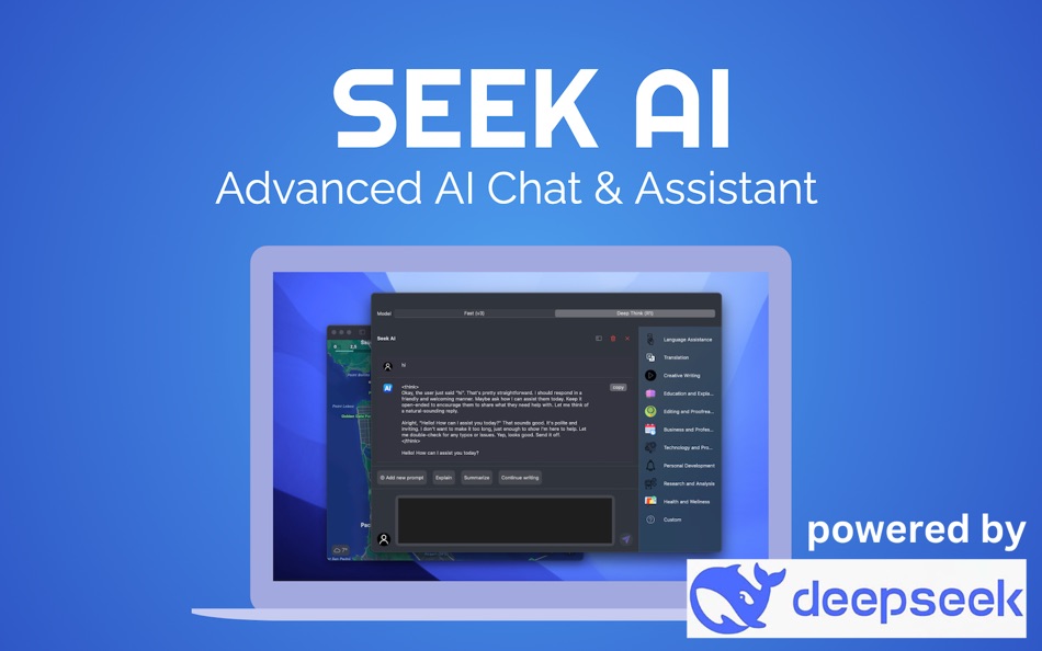 #1. Seek AI - Chat Assistant (macOS) 由: SniperGuard LTD