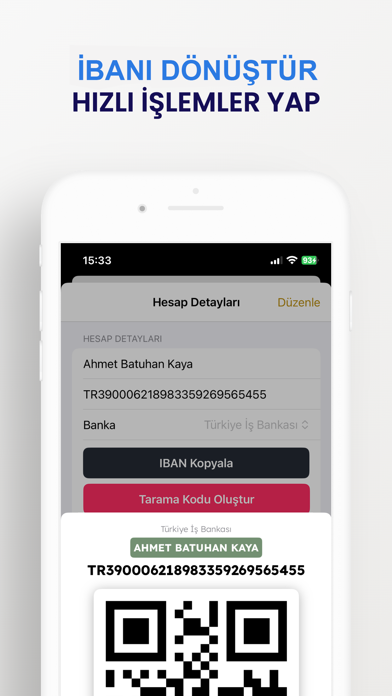 ibanıma: kolay iban yönetimi Screenshot