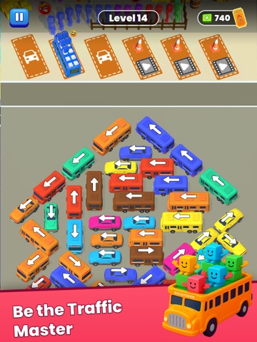 Bus Fusion: Traffic Jam Puzzle iPad screenshot