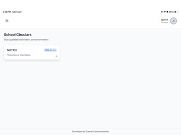 Lions International Academy iPad screenshot