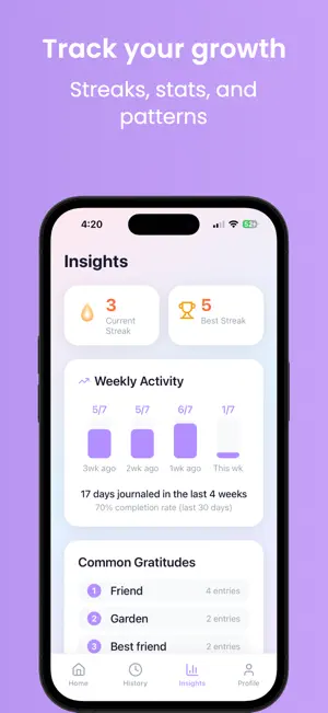 Shookr - Gratitude Journal screenshot 4