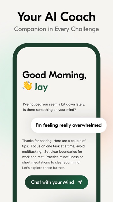 VOS: Mental Health Tracker Screenshot