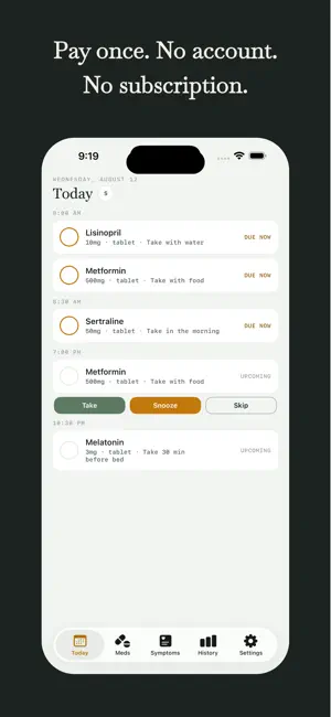 DoseSteady: Pill Reminder screenshot 1