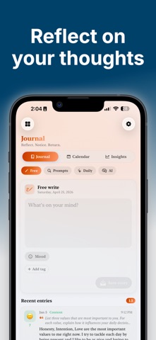 INTENTION APP screenshot