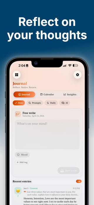 INTENTION APP Screenshot 2 of 7