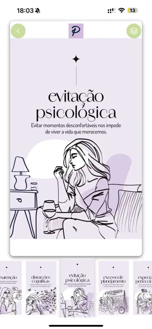 Psi Cartas screenshot 1