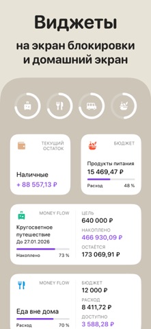 Учет расходов - Money Flow iPhone screenshot 6
