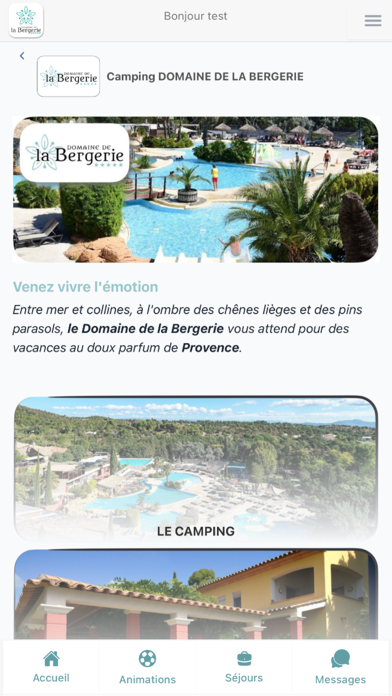 Domaine de la Bergerie Screenshot