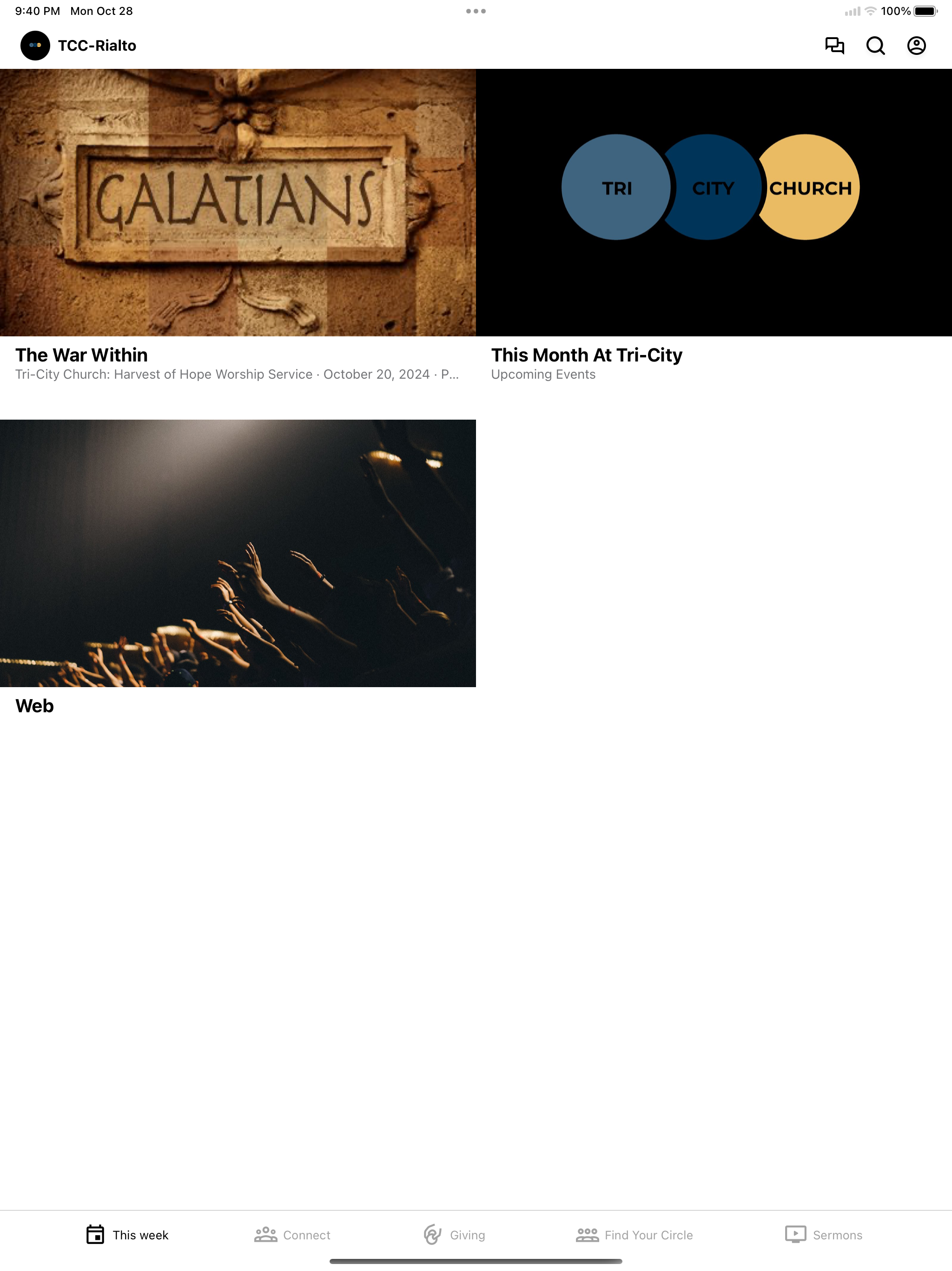 Tri-City Church App
