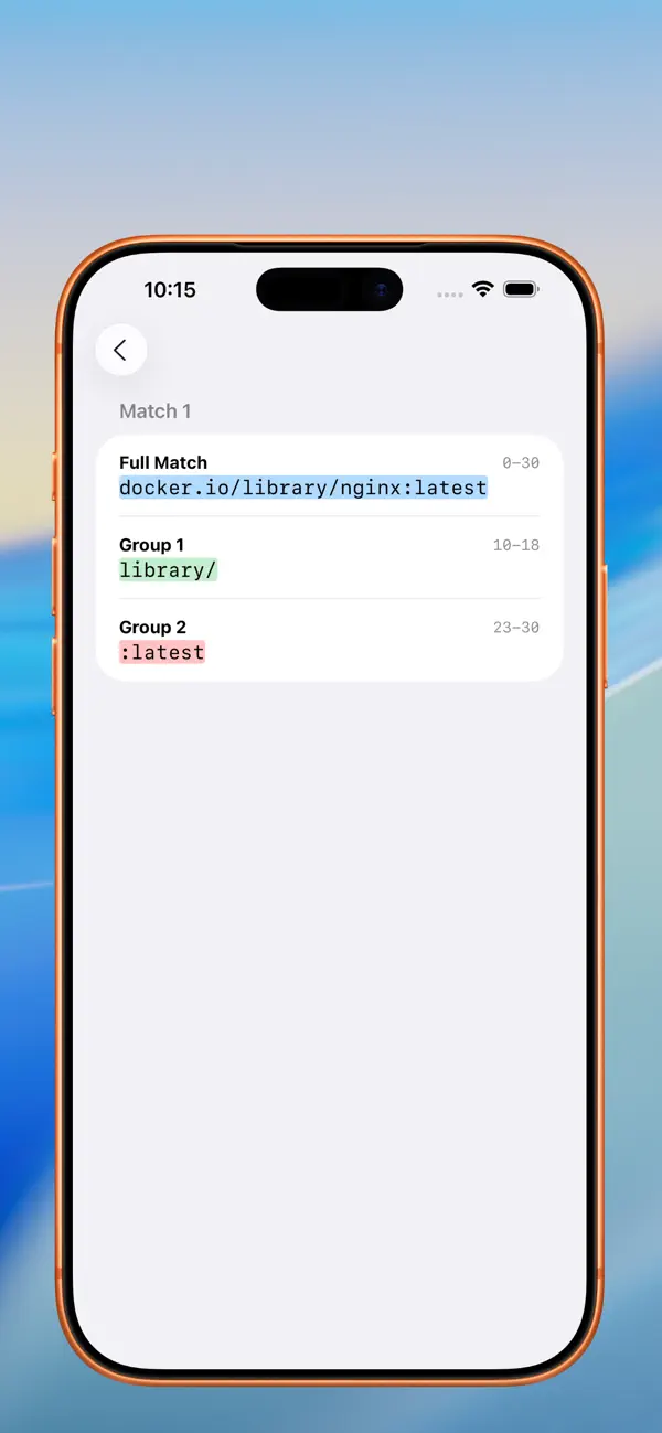#3. RegExp (iOS) โดย: Loshadki, LLC
