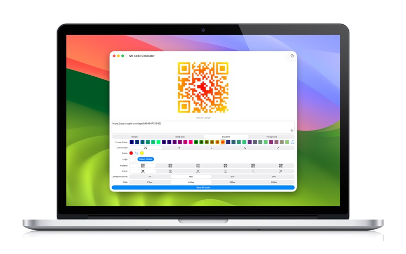QR Code Generator · CreateCode app screenshot 2