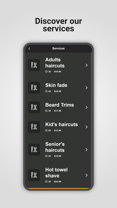 Iconic barbershop Screenshot