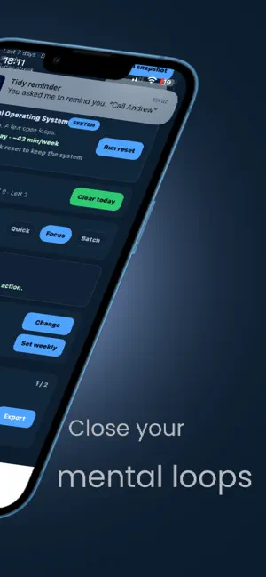 Tidy – Stop Overthinking screenshot 4
