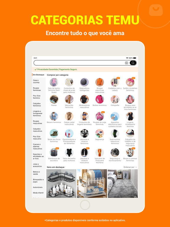 Temu: Compre como bilionário App Store preview screenshot 11
