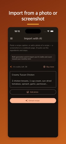 Krydda: Recipes & Meal Planner Screenshot 6 of 10
