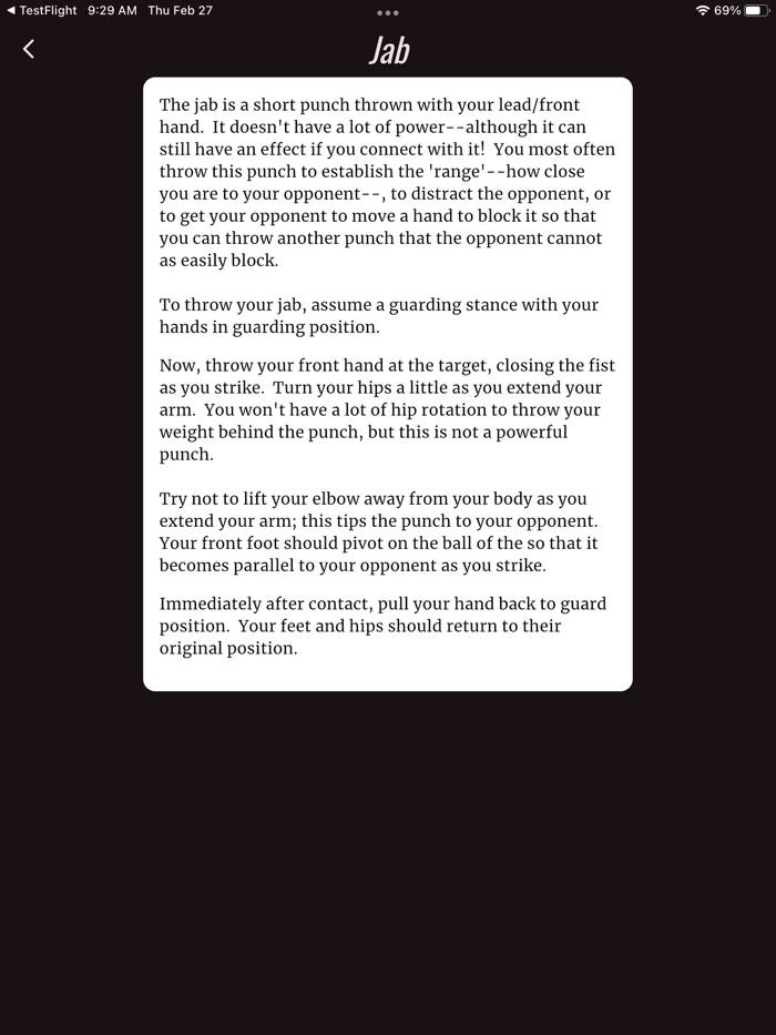 Boxing Drill Companion