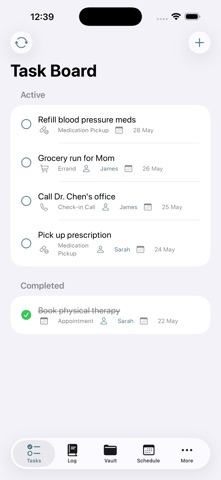 CareCommons iPhone screenshot